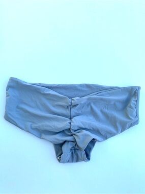 Fused Hawaii Grey Ruched Cheeky Bikini Bottoms Scrunch Back Swimwear Sexy Fit